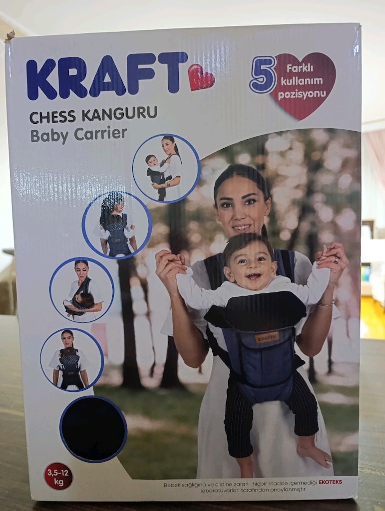 Kraft Chess Bebek Kangurusu (Siyah) - Kutulu / Çok Temiz - 4