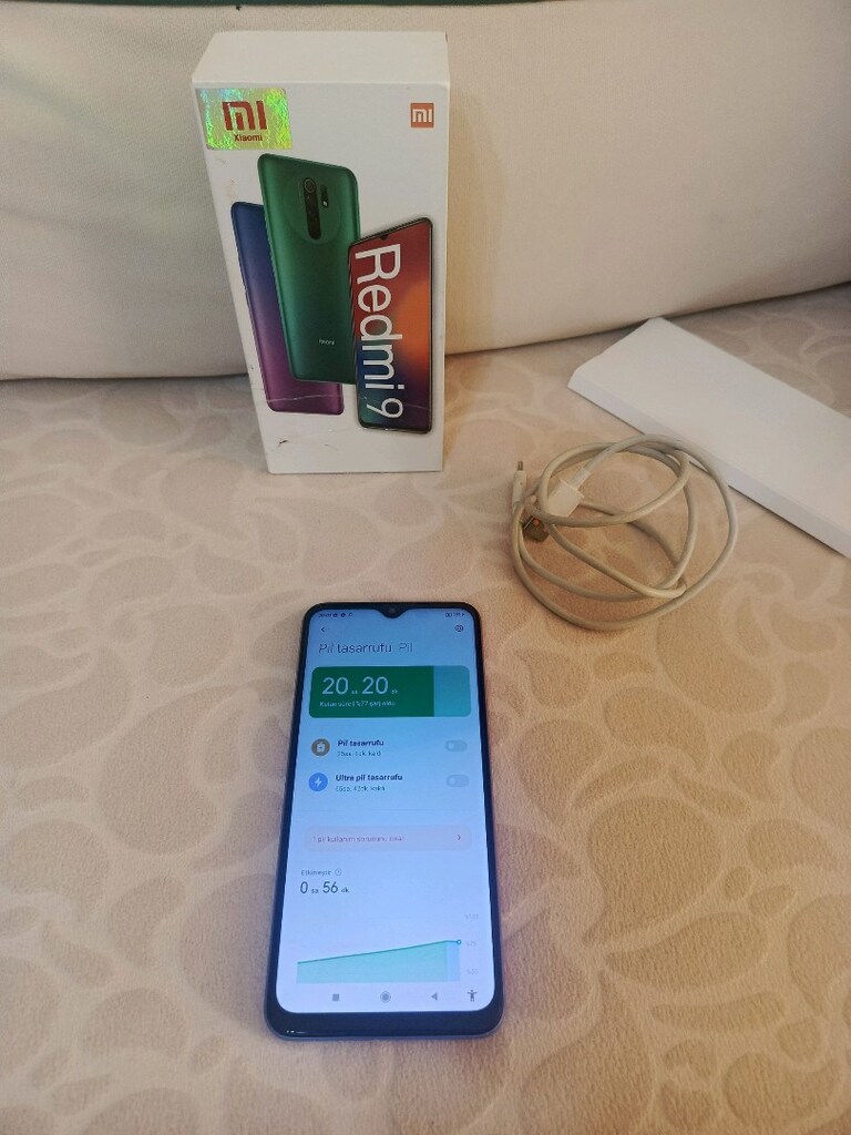 Xiaomi Redmi 9 64 GB hafıza 4+1 Ram çift hatlı temiz telefon - 7