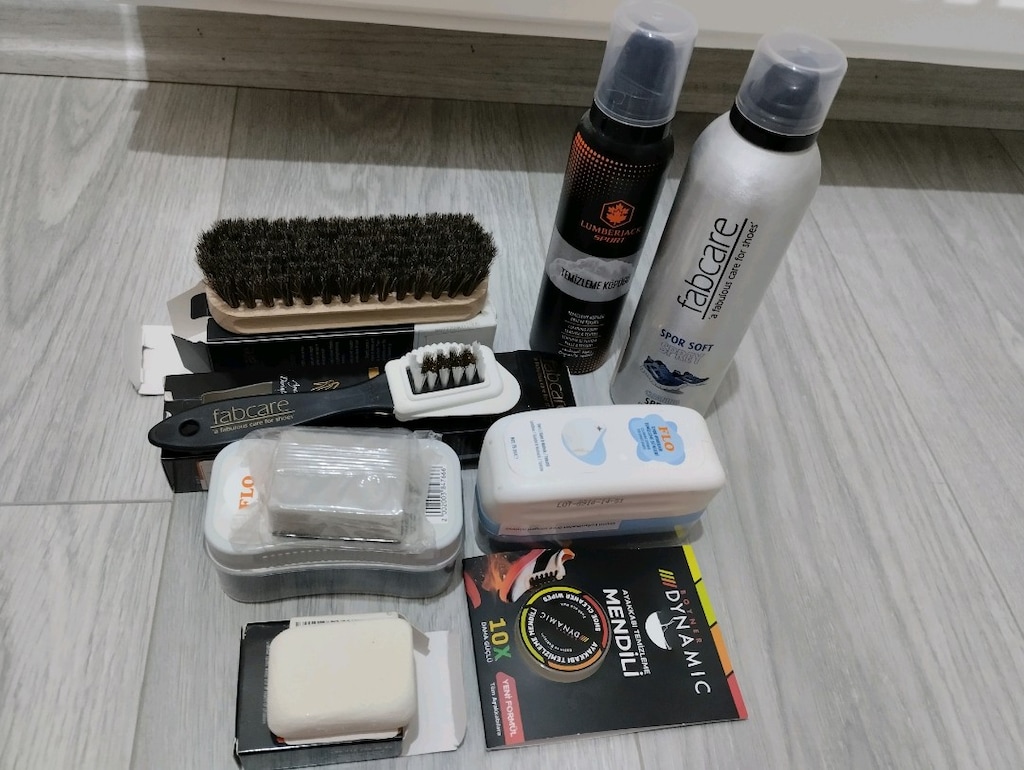Deri, suni deri, nubuk, süet, spor ayakkaları temizleme seti, SIFIR - 4