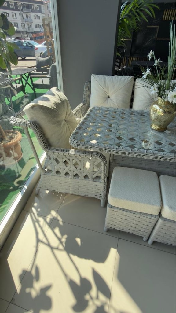 Rattan bahçe balkon takımı - 6