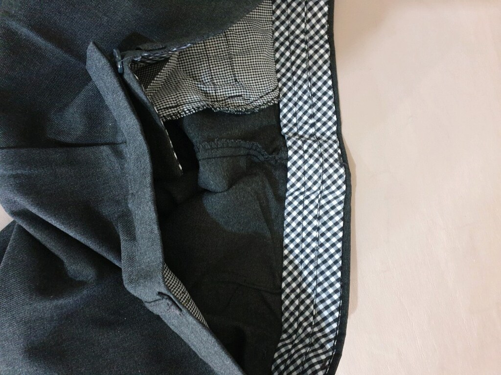 Erkek gri renk kumaş pantolon - 8
