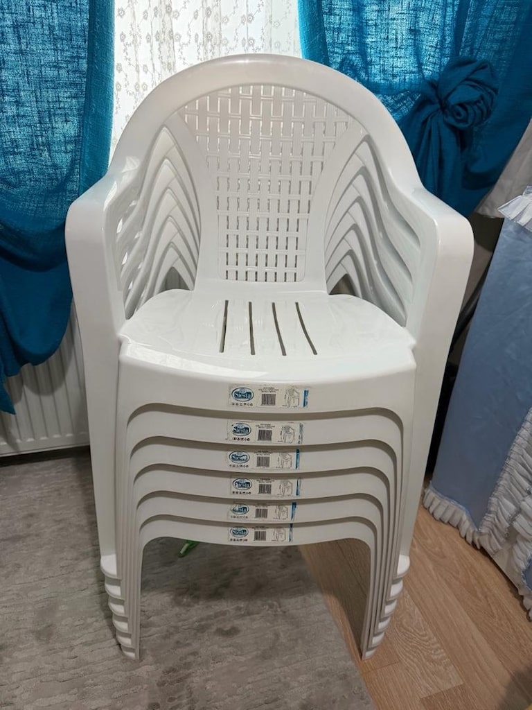 Siesta plastik sandalye sıfır hiç kullanmadık Esenyurt Kıraç ta 6 tane - 4