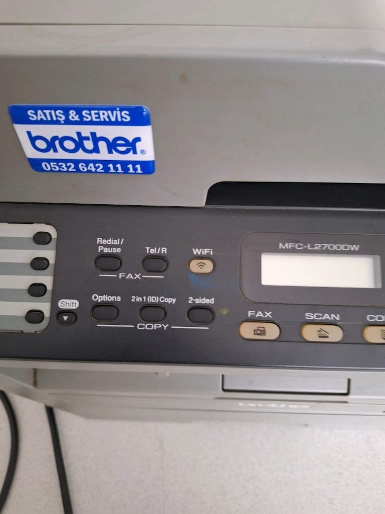 BROTHER MFC L2700DW Wi-Fi network YAZICI - 2