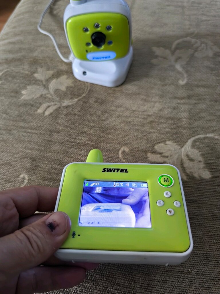 SWITEL CAMERALI BEBK TELSİZİ SORUNSUZ ADAPTÖRĞYLE BERABER VERİLECEK - 4