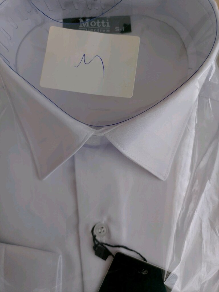SIFIR uzun kollu beyaz gömlek M beden slim fit - 2