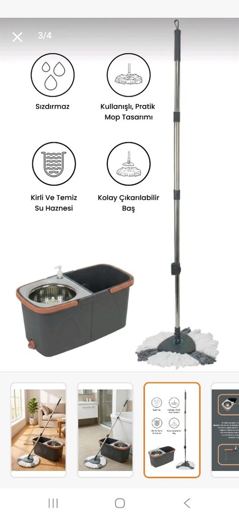 Vileda temizlik mop - 3