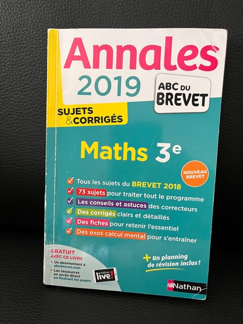 Fransızca Brevet Matematik hazırlık kitabı