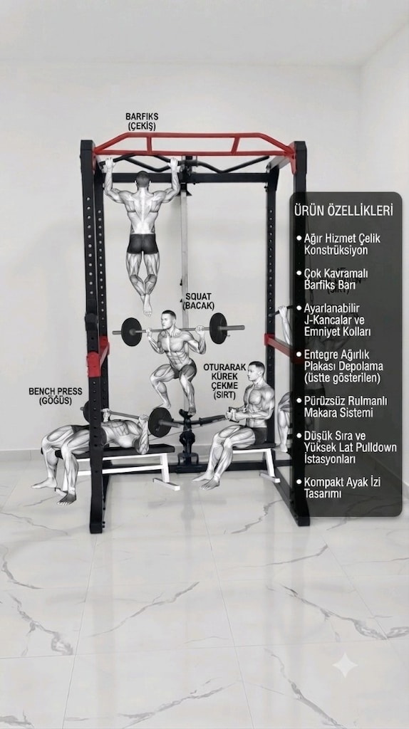 DOMYOS RACK 900 PROFESYONEL ÇALIŞMA İSTASYONU ADRESE TESLİM - 4