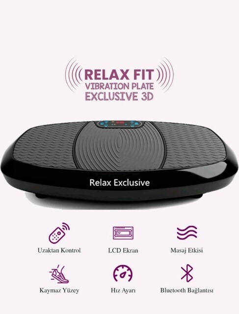 Relax Exclusive 3d Vibration Plate Hoparlörlü Titreşimli