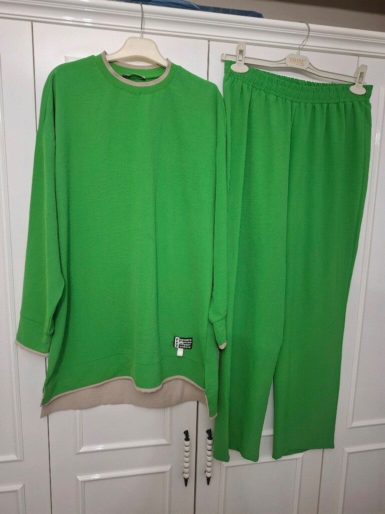 ikili tunik pantolon takımı - 3