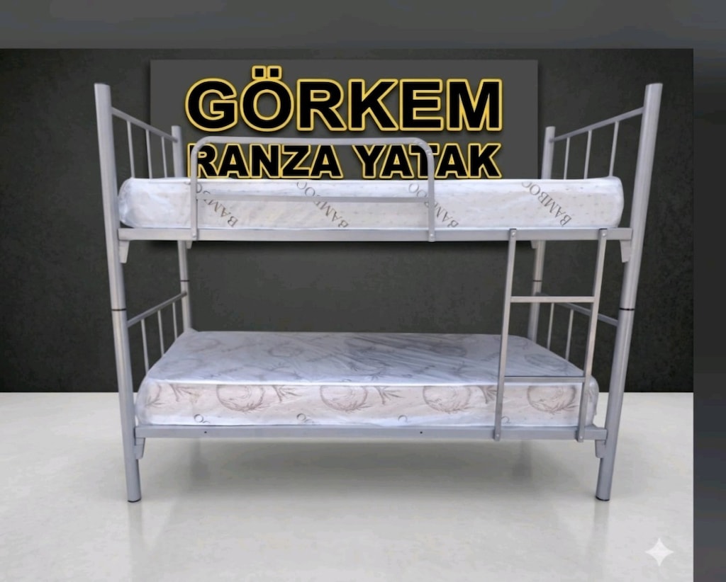 AYRILABİLİR GRI RANZA YATAK İSTANBUL İÇİ ÜCRETSİZ TESLİMAT - 2