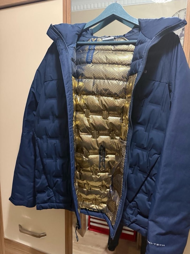 Orijinal Columbia kuş tüyü erkek Mont - 7
