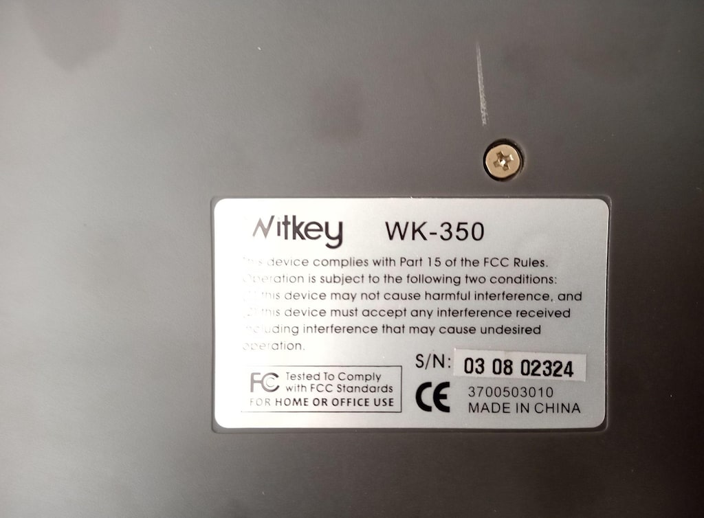 WITKEY WK-350 KLAVYE DİN 5 AY GİRİŞLİ - 4
