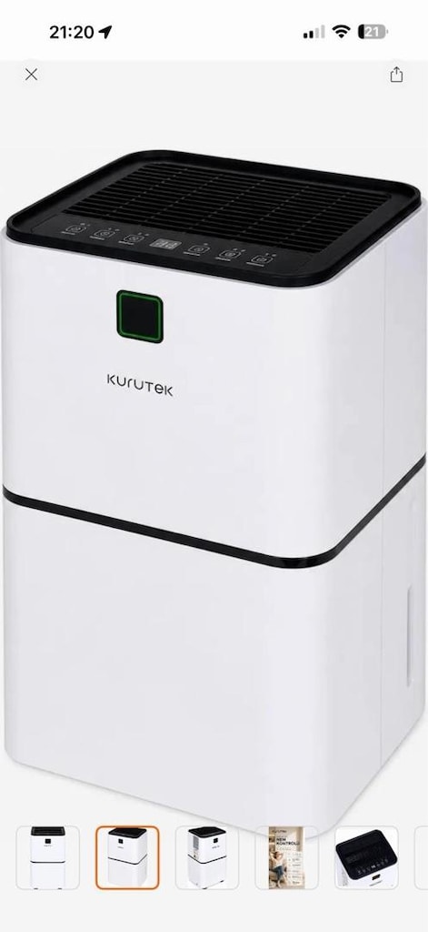 KURUTEK KT12-K nem alma ve hava temizleme cihazı - 5