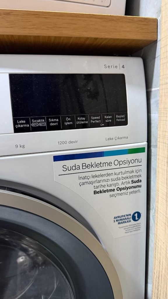 Bosch Serie 4 9 KG 1200 Devir Çamaşır Makinesi – Çok Temiz - 7