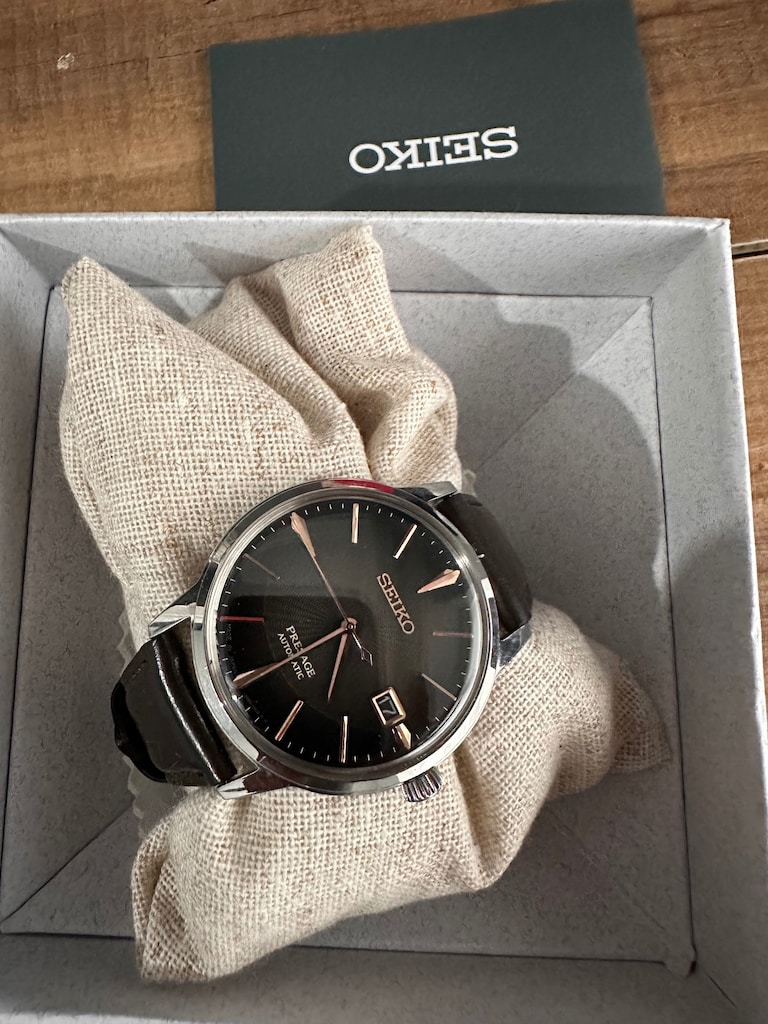Seiko presage Safir cam + otomatik - 4