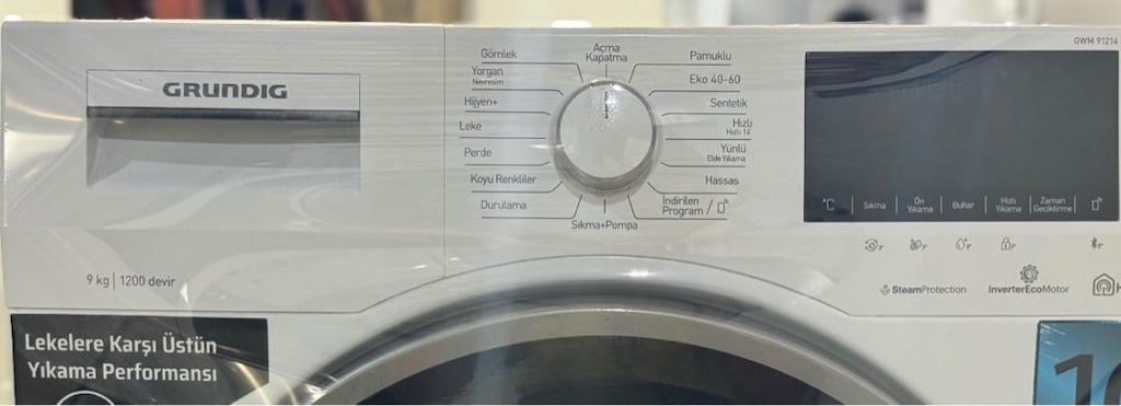 GRUNDIG 9 KG ÇAMAŞIR MAKİNESİ | 1200 DEVİR | HOMEWHIZ AKILLI BAĞLANTI - 4