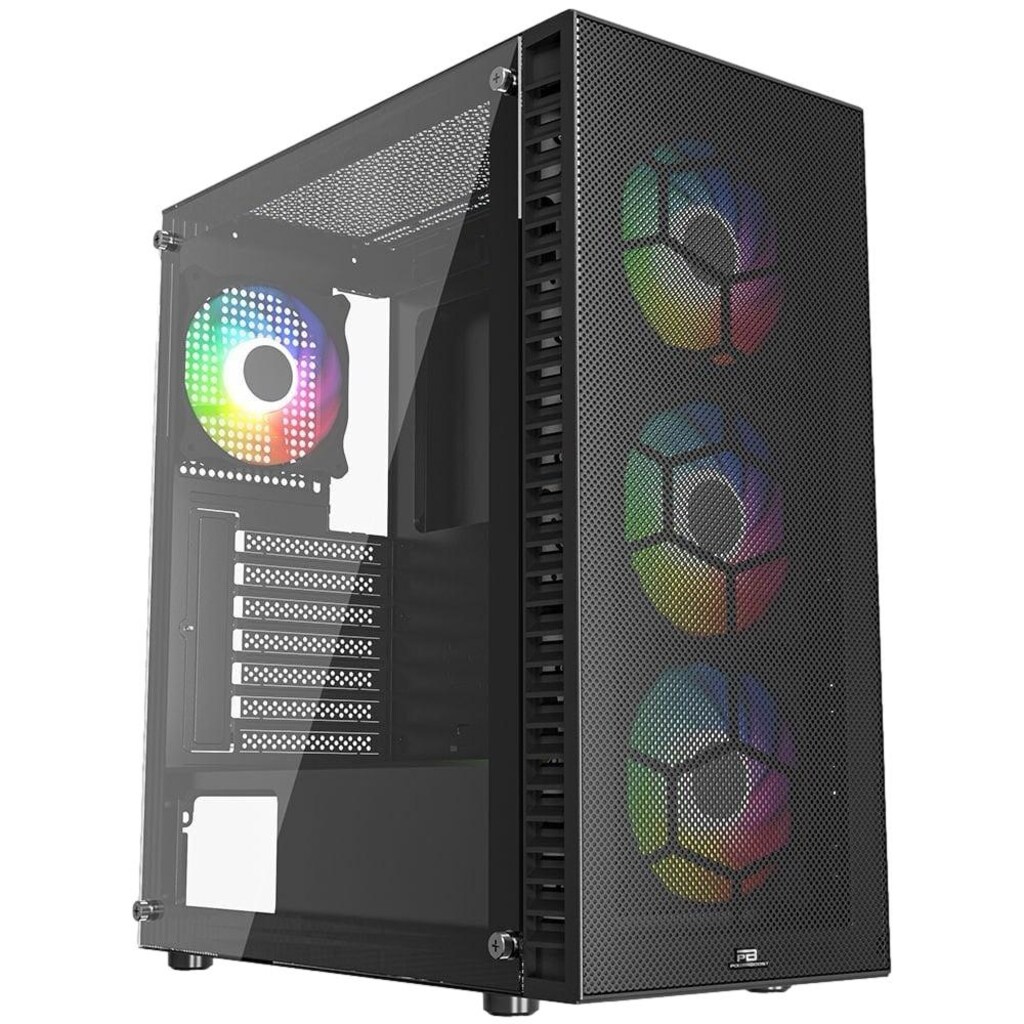 Power Boost PB-PS6832B 4 Fanlı Atx Oyuncu Kasası - 2