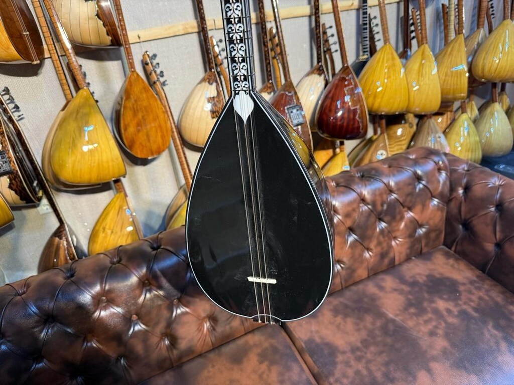 TAM PROFESYONEL 41 TEKNE JAK GİRİŞLİ SİYAH İNCİ UZUN SAP SAZ - 6