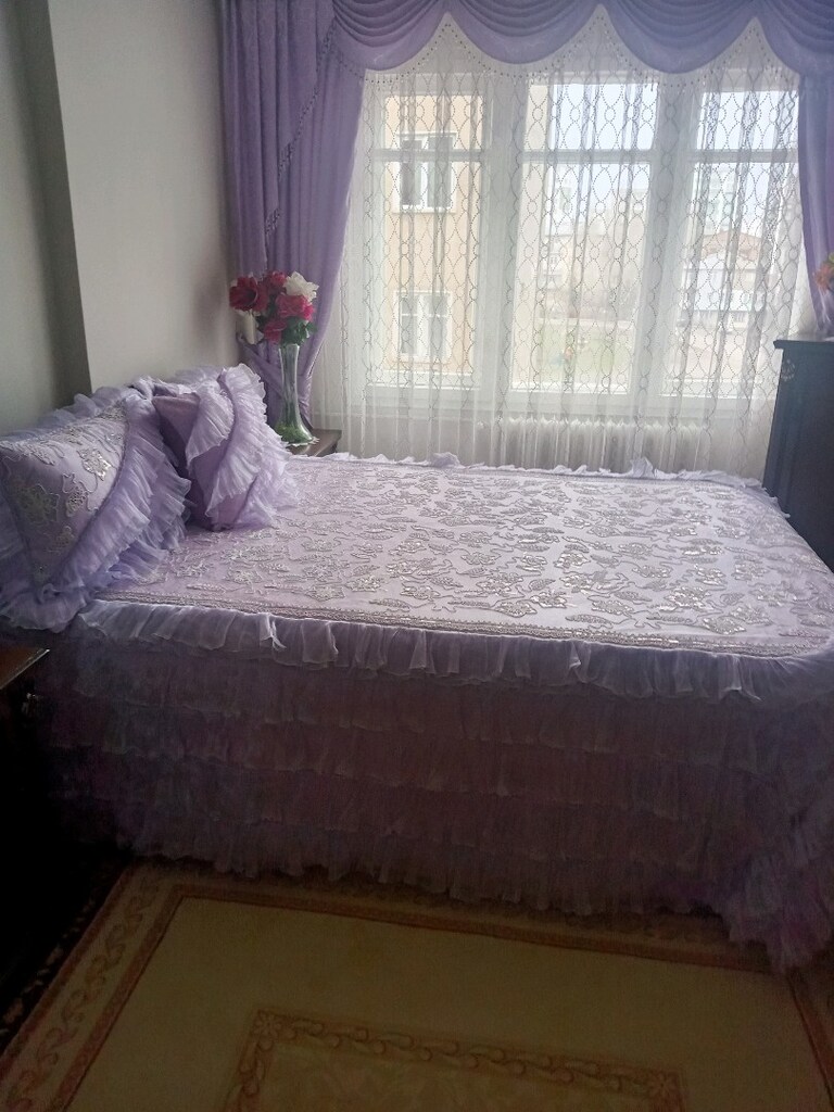 tül hariç yatak örtüsü ve Perdeleri - 4