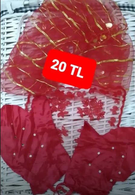 Kına eldiven tülbent mendil