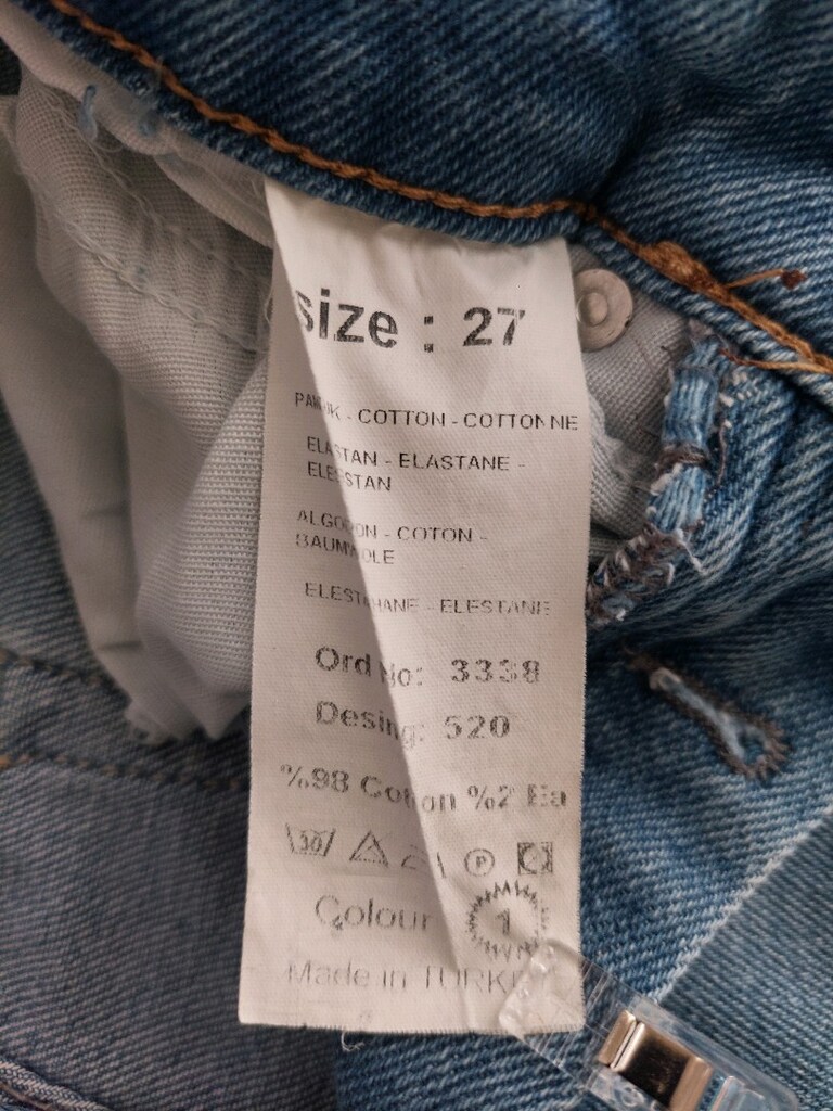 8 Denim bayan lycralı Jean pantolon - 7