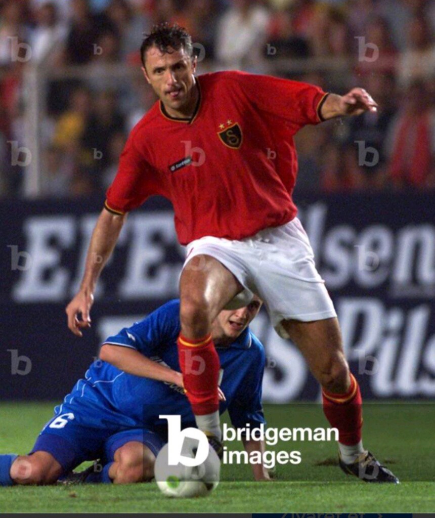 2001-2002 Gheorghe Popescu Orijinal Galatasaray Deplasman Forma Lotto - 9