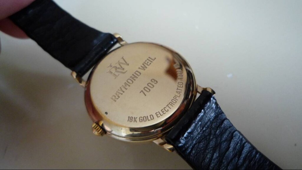 Raymond Weil 7009 Kurmalı Altın Kaplama Kol Saati - 7