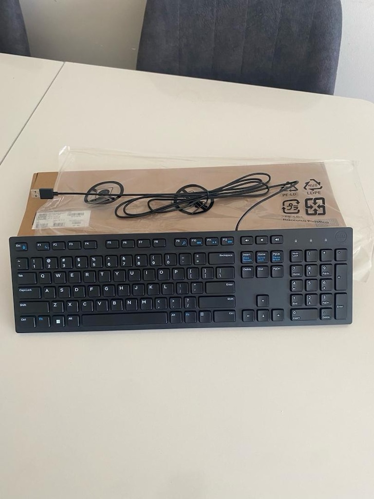 Dell KB216 Multimedia Türkçe (QWERTY) Kablolu Klavye Siyah sıfır kutu - 4