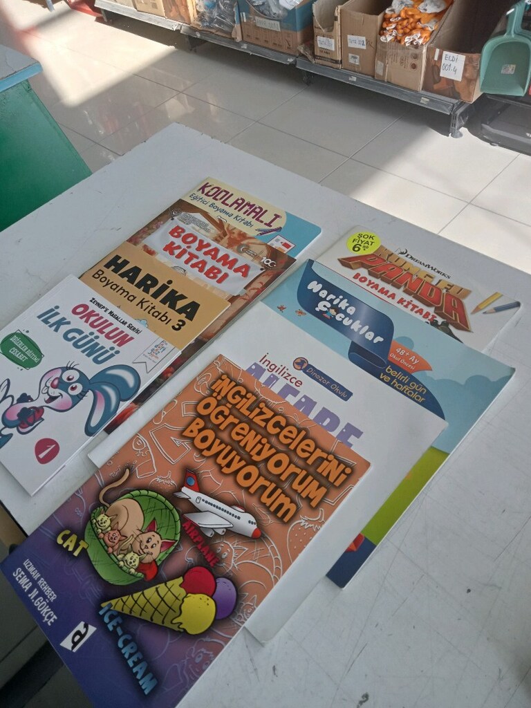 boyama ve faaliyet kitapları - 2