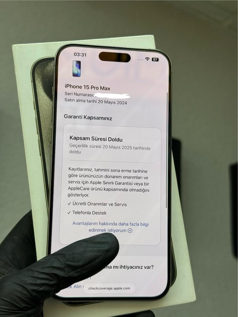 Y…D. İPHONE 15 PRO MAX 256 FULL ORJiNAL HATASIZZ - 6