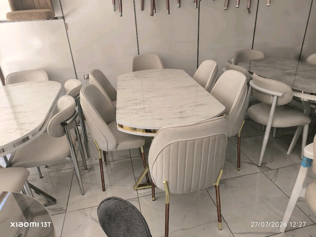 Bohem 6 Kişilik Masa Sandalye Takımı – Şık ve Modern Yemek Masası - 8