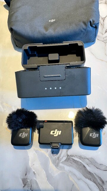 DJI MIC MINI MİKROFON SETİ 2 MİKROFON VE 1 ALICI