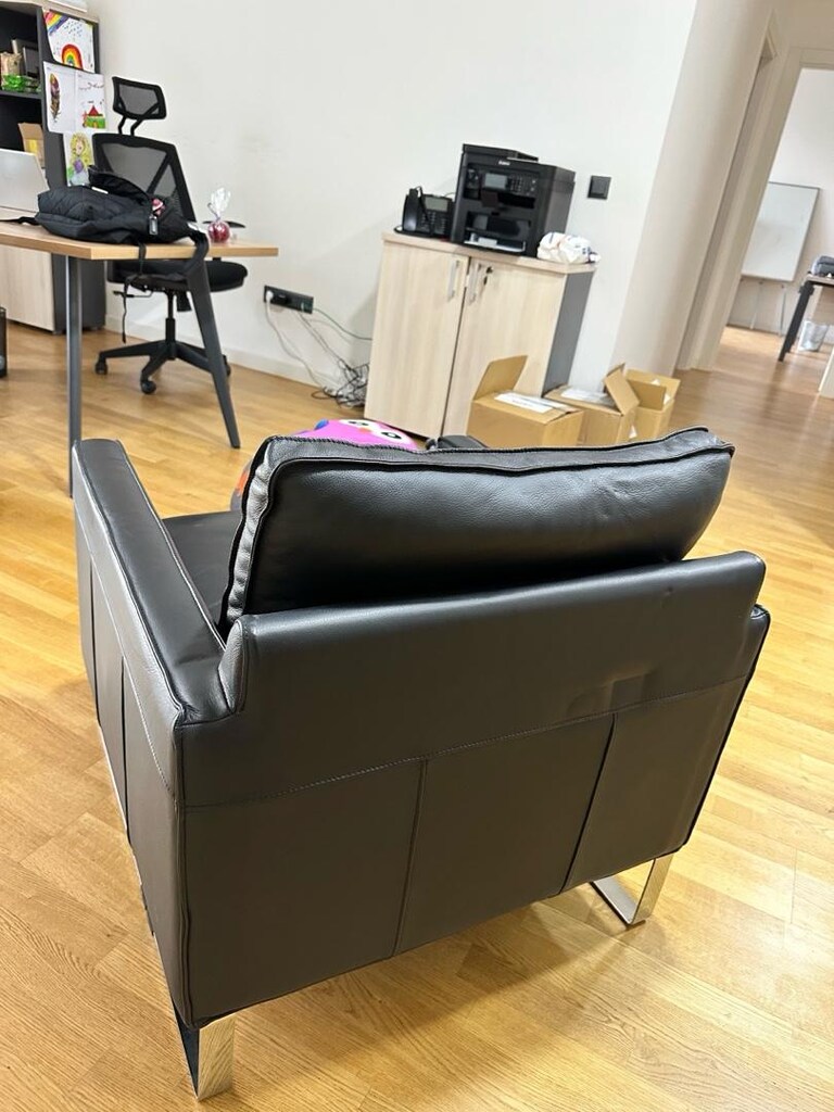 Ikea tekli deri koltuk - 3