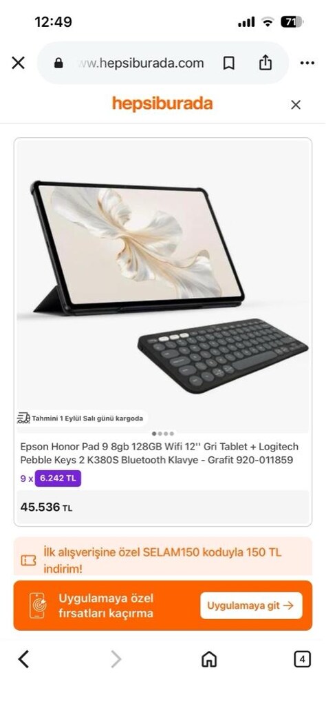 HONOR PAD9 TABLET - 2