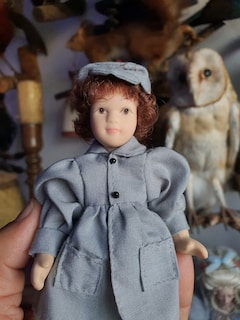 minik porselen bebek biscuit vintage - 2