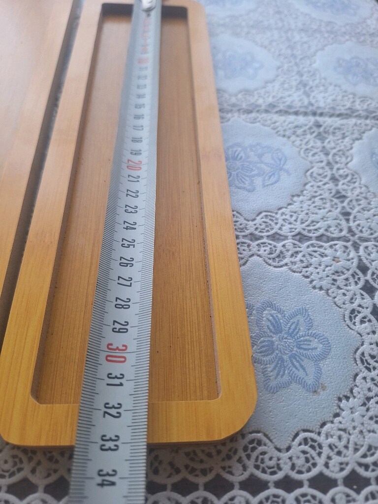 üçlü ahşap servis sunum tepsisi - 4