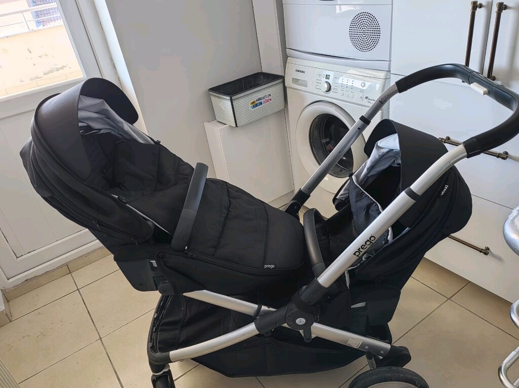 Prego 2072 Ibiza İkiz Bebek Arabası - Full Paket / Travel Sistem - 4