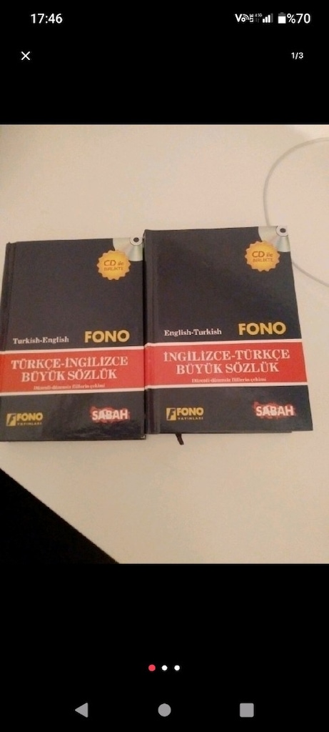 FONO MARKA İNGİLİZCE - TÜRKÇE , TÜRKÇE - İNGİLİZCE SÖZLÜK - 3