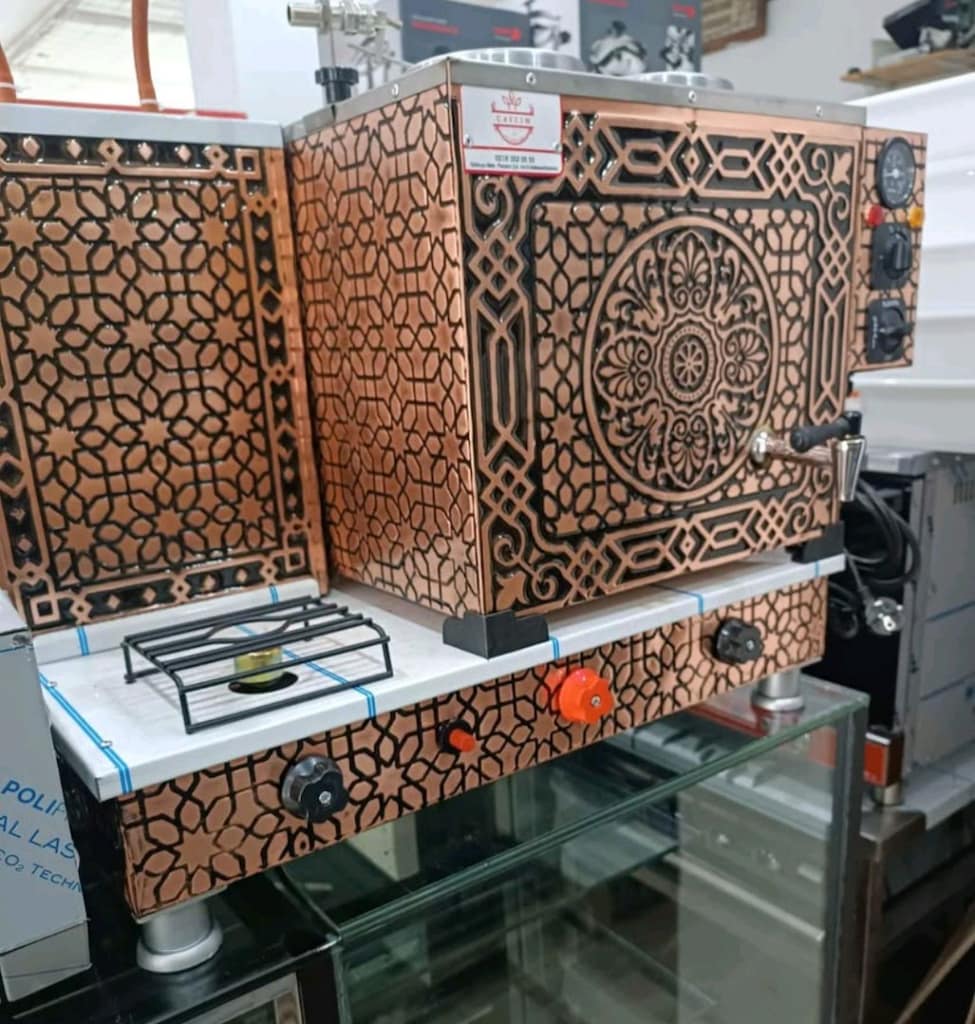 Bakır Çay Kazanı Otomatik Çay Makinesi İkili Çay Kazanı FATURALI - 3