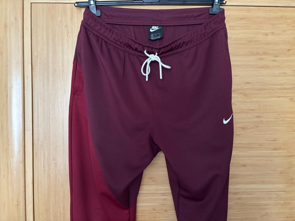 ORİJİNAL NİKE EŞOFMAN ALTI BORDO RENK MEDİUM BEDEN - 9