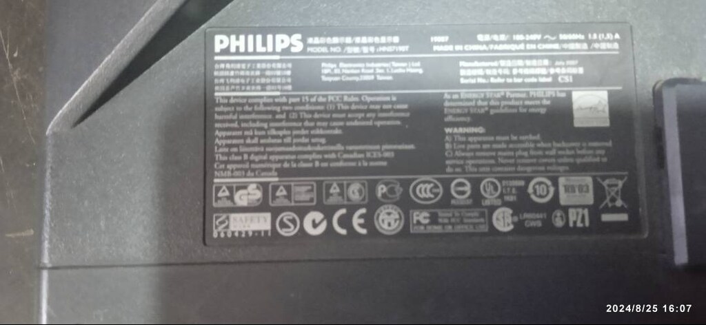 monitör#pc için#19 inç#philips 190s - 7