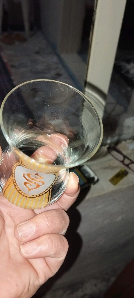 eski zaman çay bardağı altınyaldızlı - 3