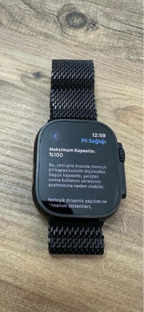 APPLE WATCH ULTRA 2 TİTANYUM MİLANO - 5