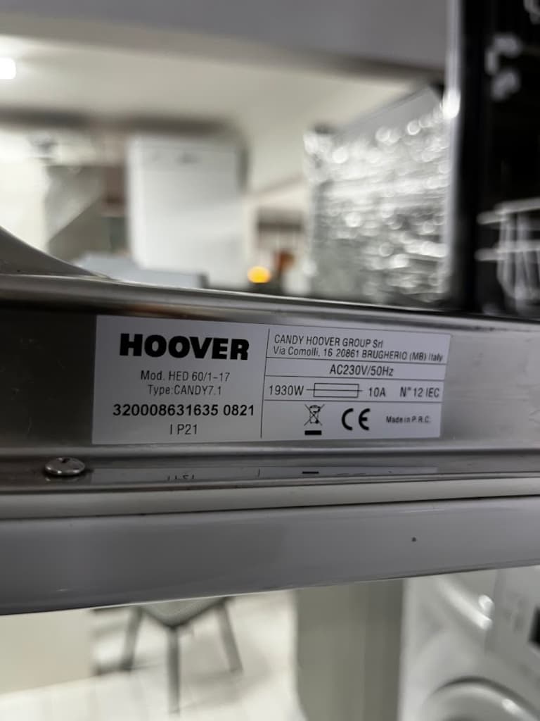 HOOVER HED 60 BULAŞIK MAKİNESİ A+ 3 AY GARANTİLİ - 7