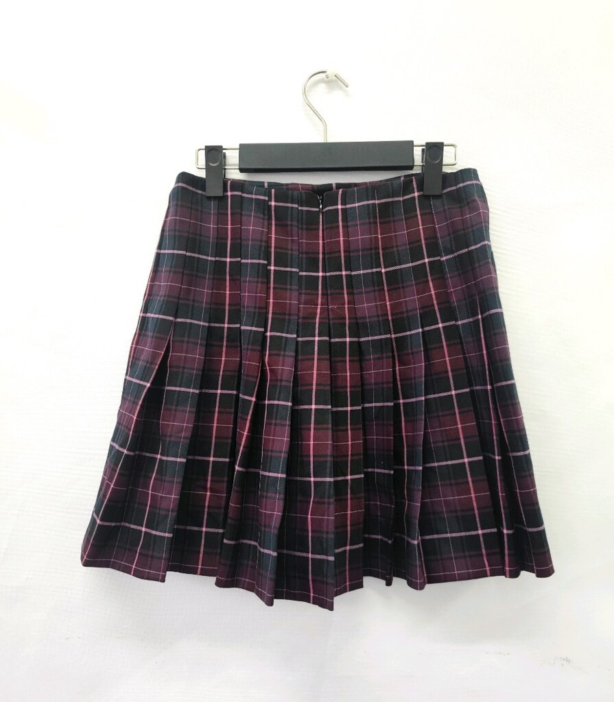 Maje Jorisa Tartan Pleated Woven Mini Etek - 5