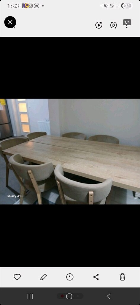 Kelebek Mobilya Yemek Masası takımı - 4
