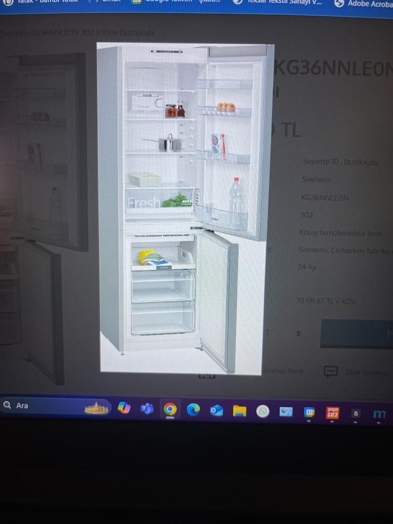 60 cm inox buzdolabı - 5