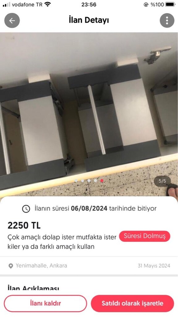 Çok amaçlı beyaz lake dolap - 5