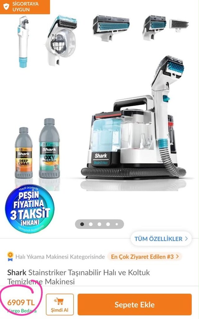 SHARK halı yıkama makinası - 12